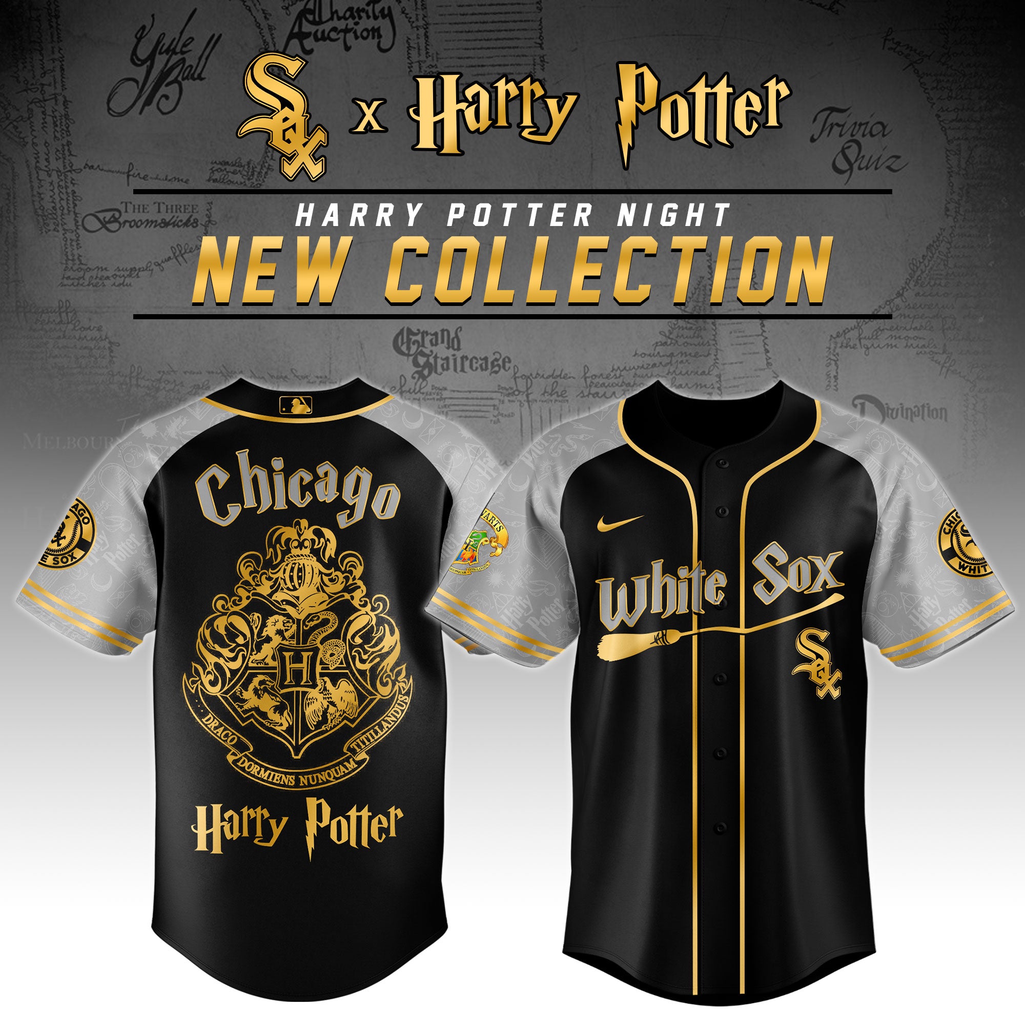Chicago White Sox Harry Potter Night Baseball Jersey 