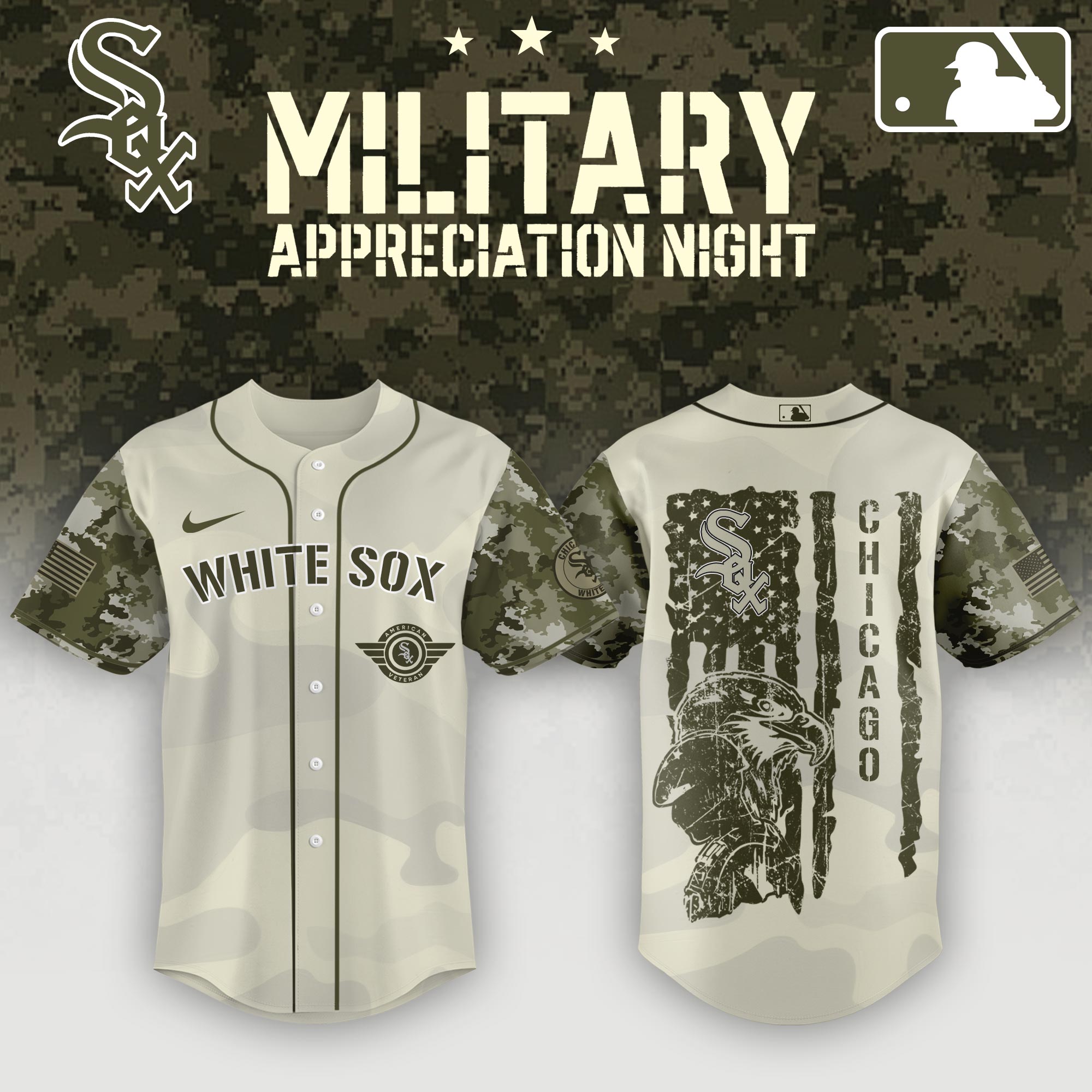Chicago White Sox Armed Forces Day Jersey 