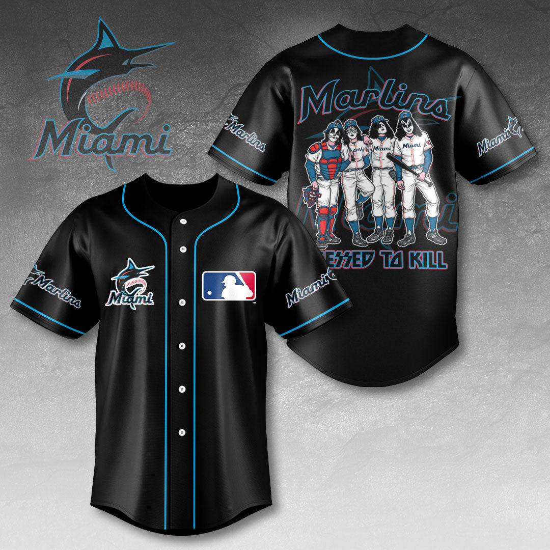 Miami Marlins x KISS Baseball Jersey - HOATT13413