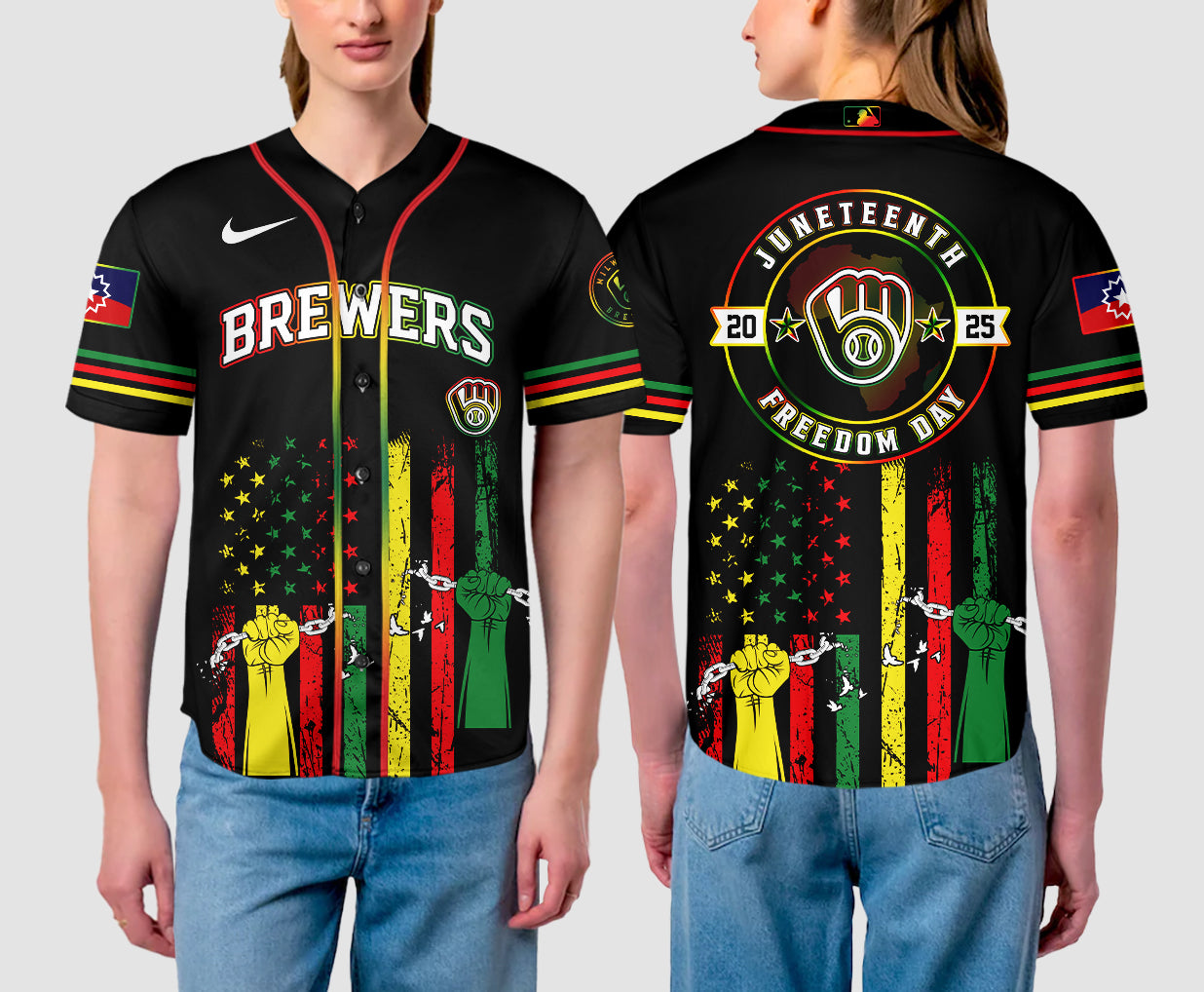 Milwaukee Brewers Juneteenth Day Jersey