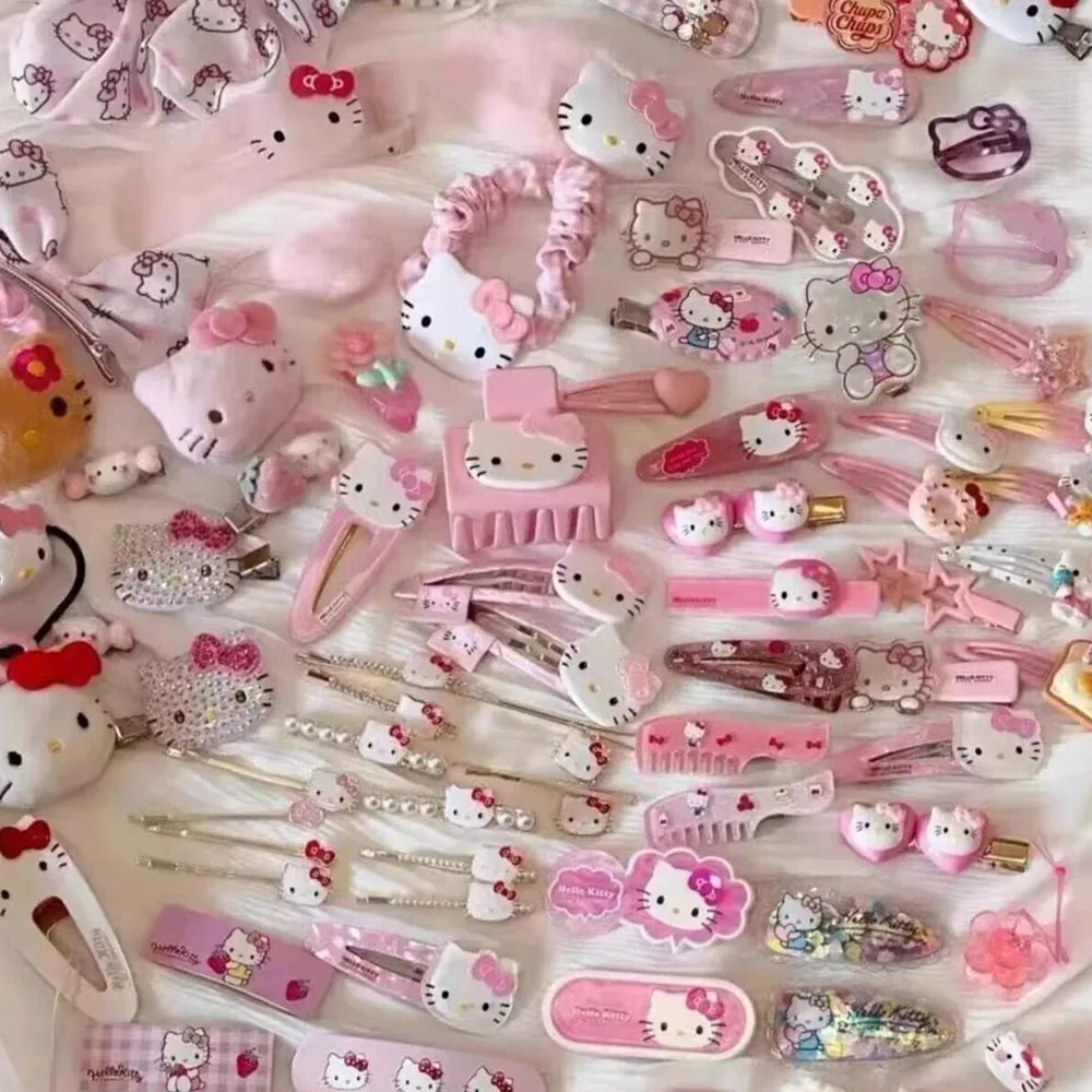 10–50pcs Y2K Hair Clips Set – Cute Pink Hair Accessories, Seamless Edge Hairpins for Women & Girls, Sweet Trendy Beauty Clips