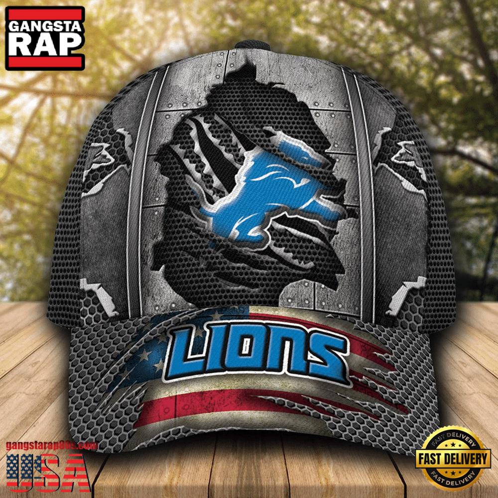 NFL Detroit Lions Football Team Logo Baseball Cap
