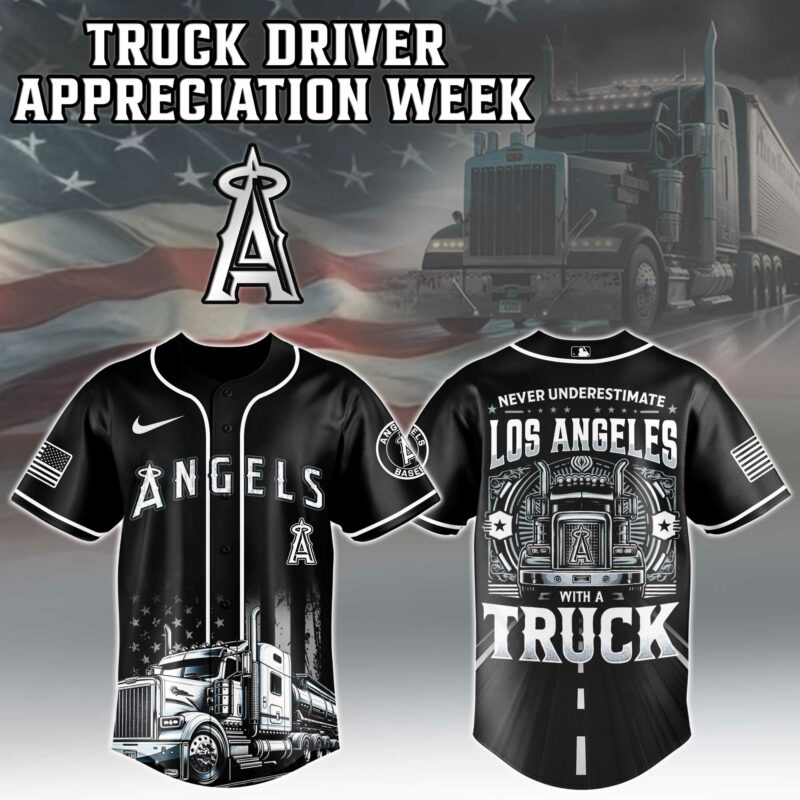 Los Angeles Angels Nation Truck Driver Appreciation Week Jersey 