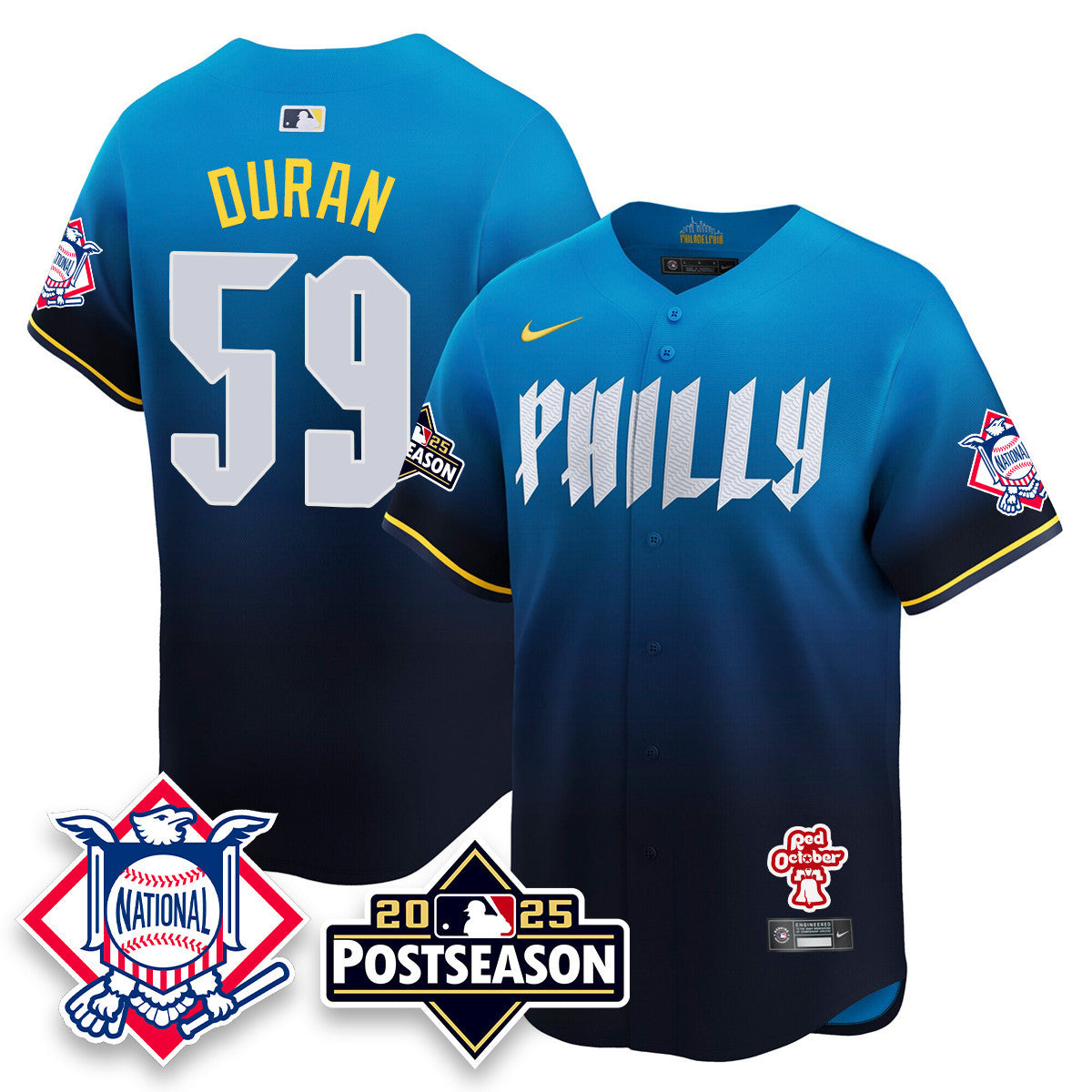 Men's Philadelphia Phillies 2025 Postseason Jersey - All Stitched