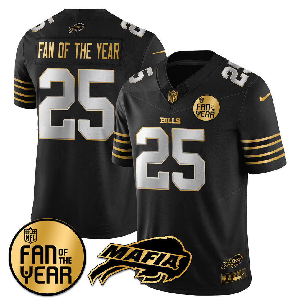 Buffalo Bills "Fan Of The Year" Jersey - All Stitched